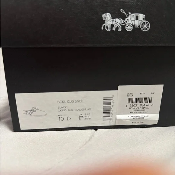 Coach Monogram Black Slip-On Shoes - Picture 6 of 6